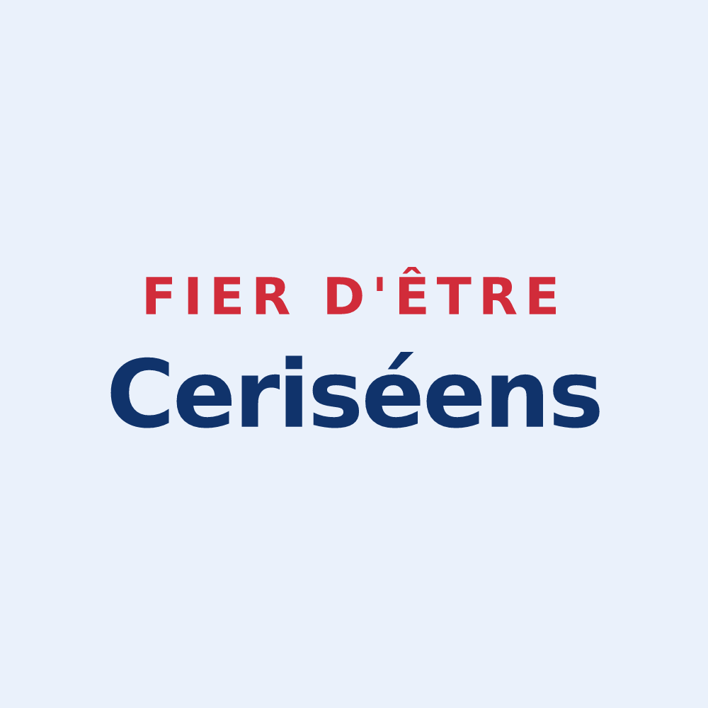 Sticker « Fier d'être Ceriséens » — design pour Cerisy-Belle-Étoile