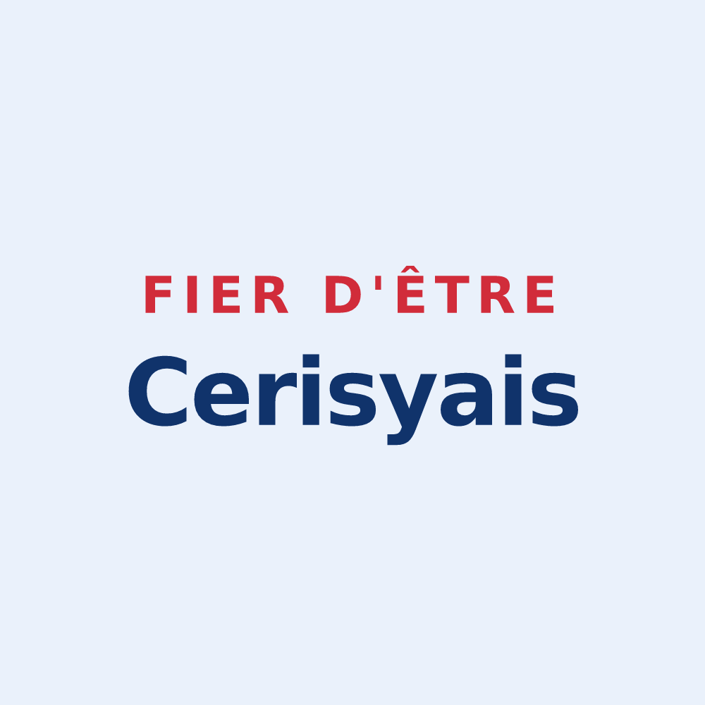 Sticker « Fier d'être Cerisyais » — design pour Cerisy-la-Salle