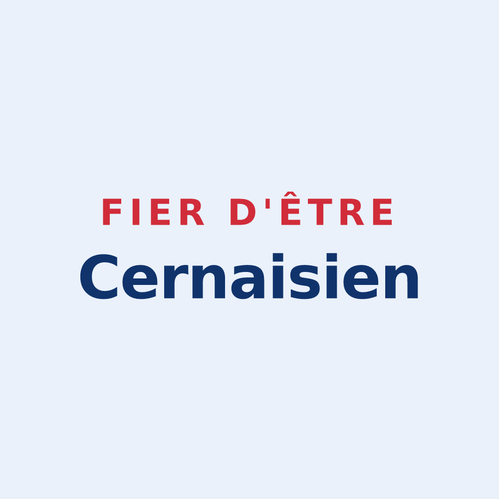Sticker « Fier d'être Cernaisien » — design pour Cernay