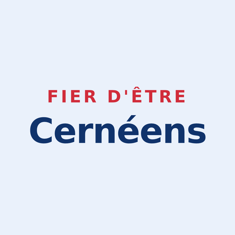Sticker « Fier d'être Cernéens » — design pour Cernay
