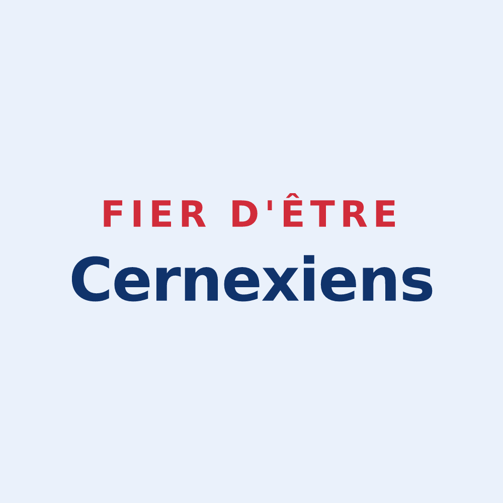 Sticker « Fier d'être Cernexiens » — design pour Cernex