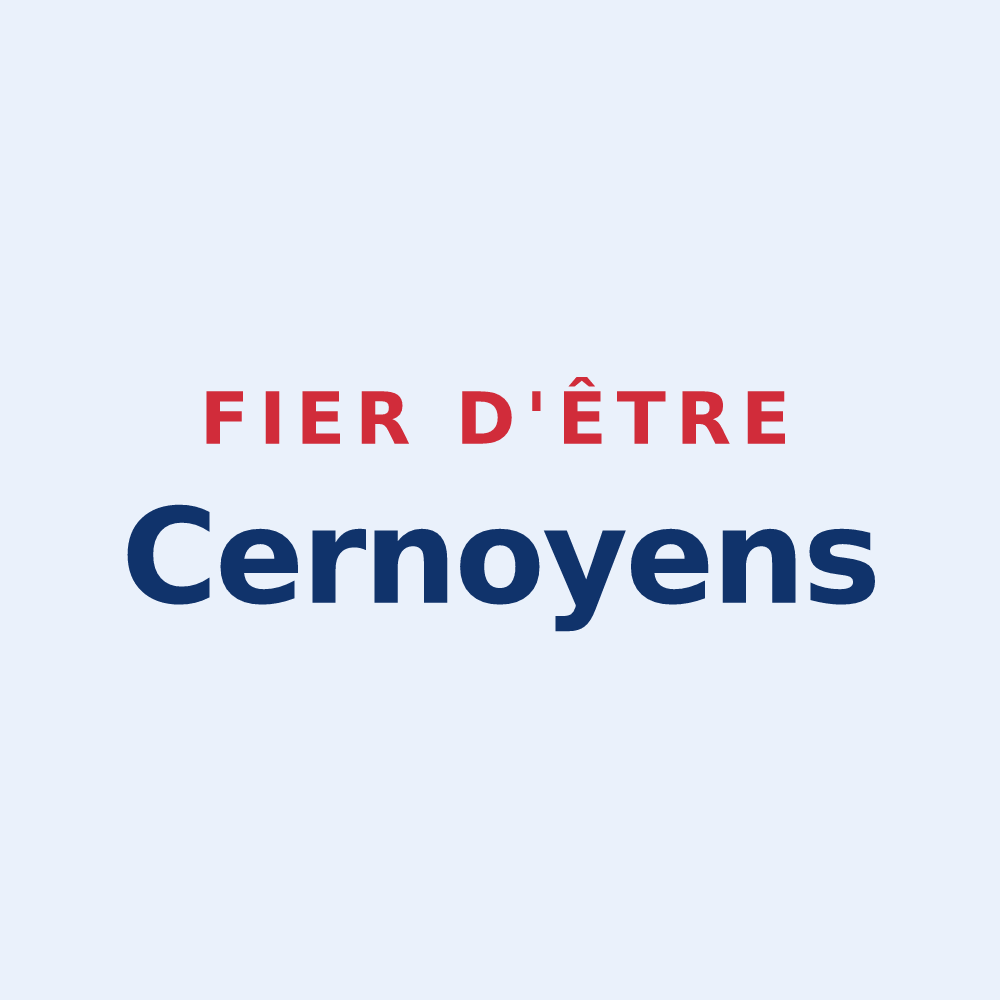 Sticker « Fier d'être Cernoyens » — design pour Cernoy-en-Berry