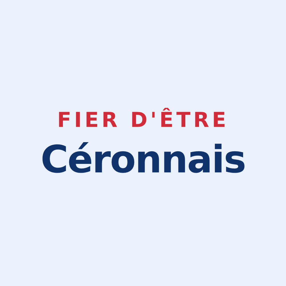 Sticker « Fier d'être Céronnais » — design pour Cérons