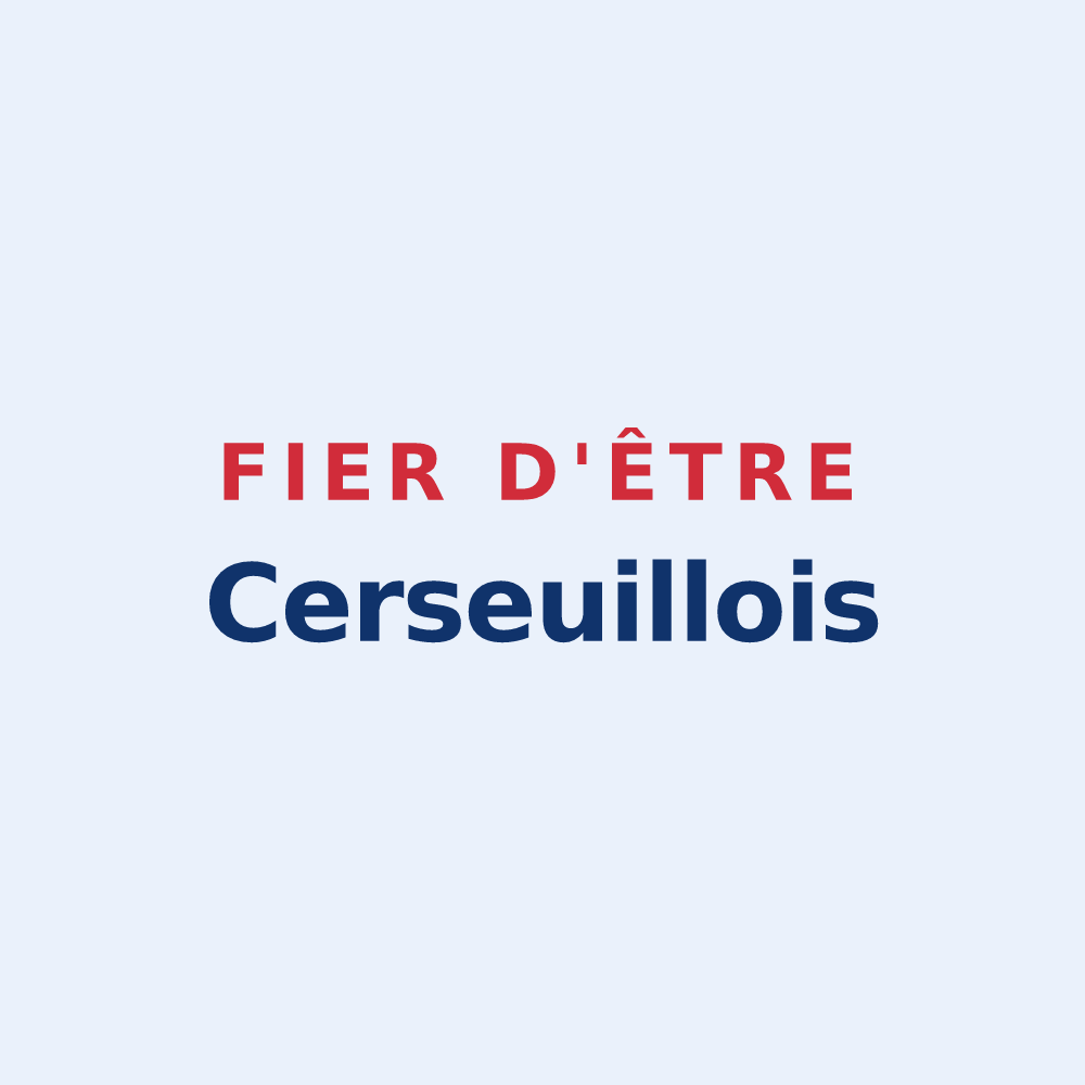 Sticker « Fier d'être Cerseuillois » — design pour Cerseuil