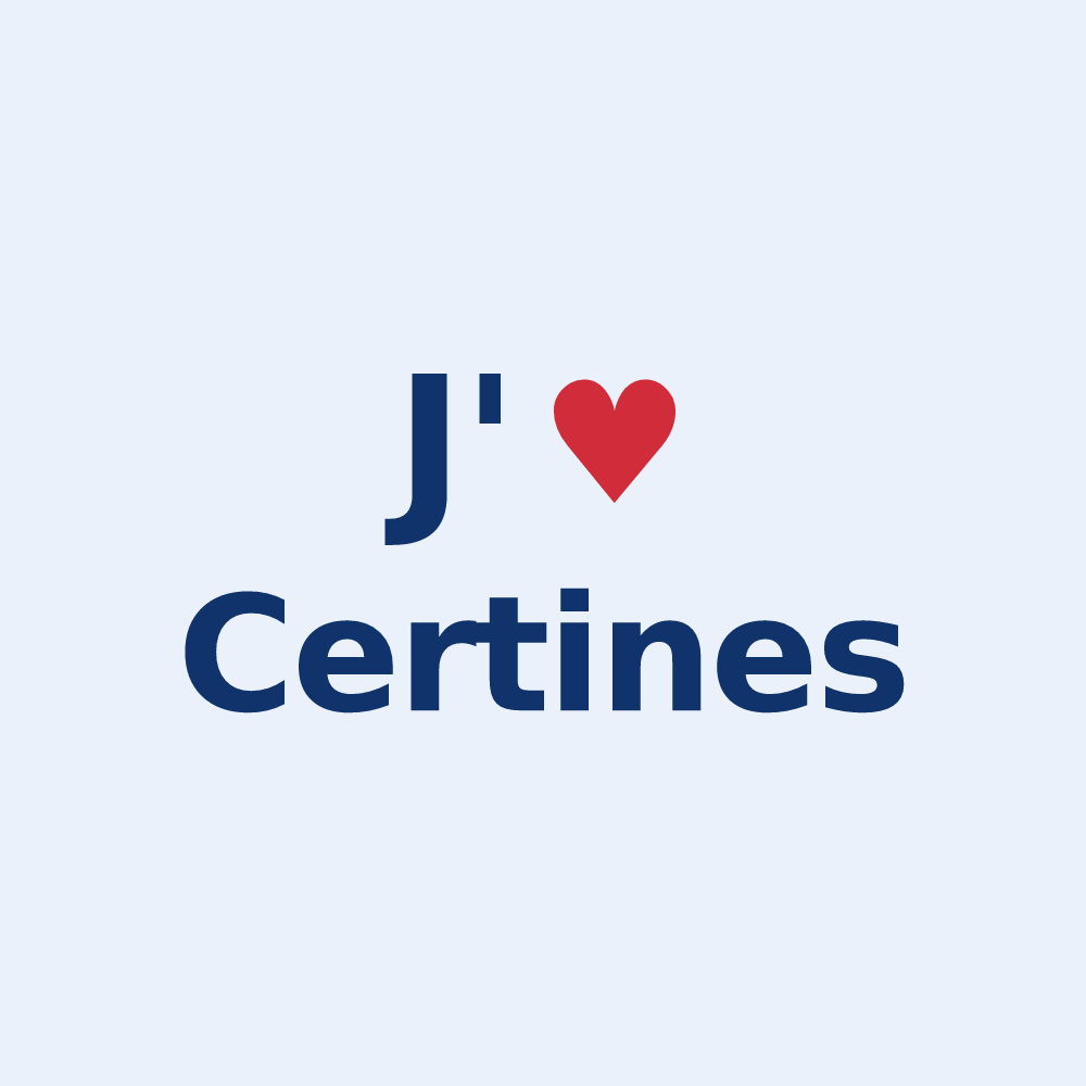 Sticker personnalisé Certines — design J'aime Certines