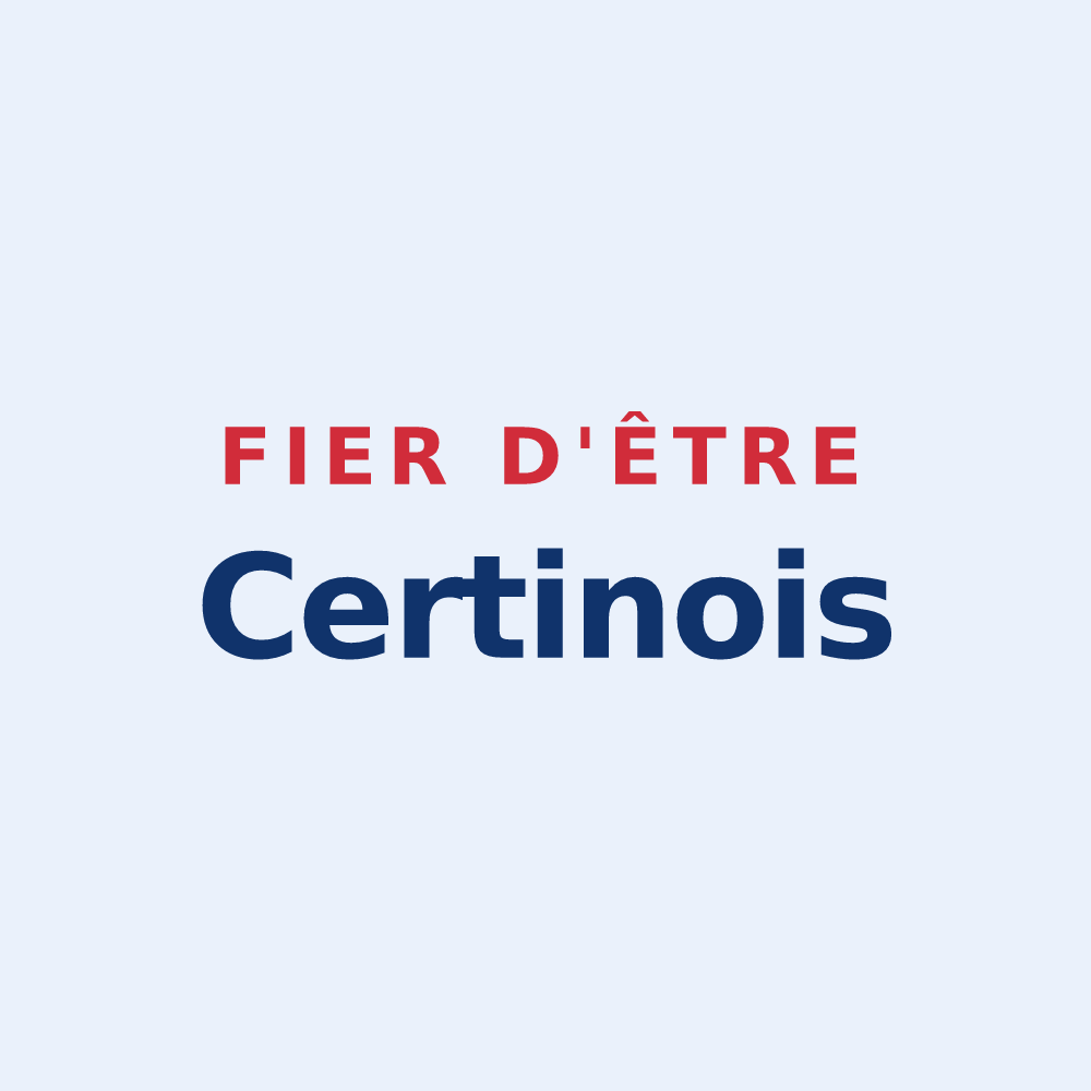 Sticker « Fier d'être Certinois » — design pour Certines