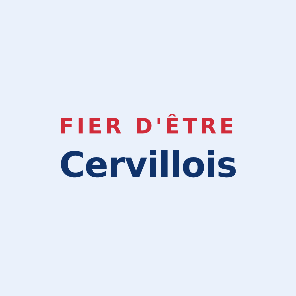Sticker « Fier d'être Cervillois » — design pour Cerville