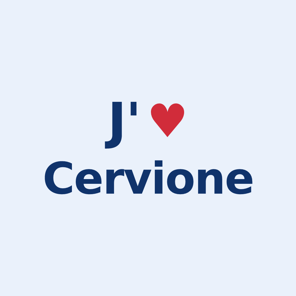 Sticker personnalisé Cervione — design J'aime Cervione