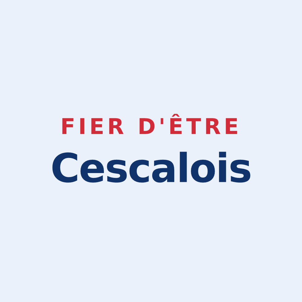 Sticker « Fier d'être Cescalois » — design pour Cescau