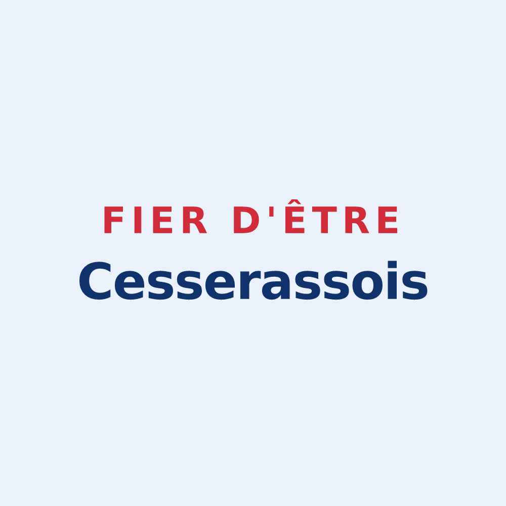 Sticker « Fier d'être Cesserassois » — design pour Cesseras