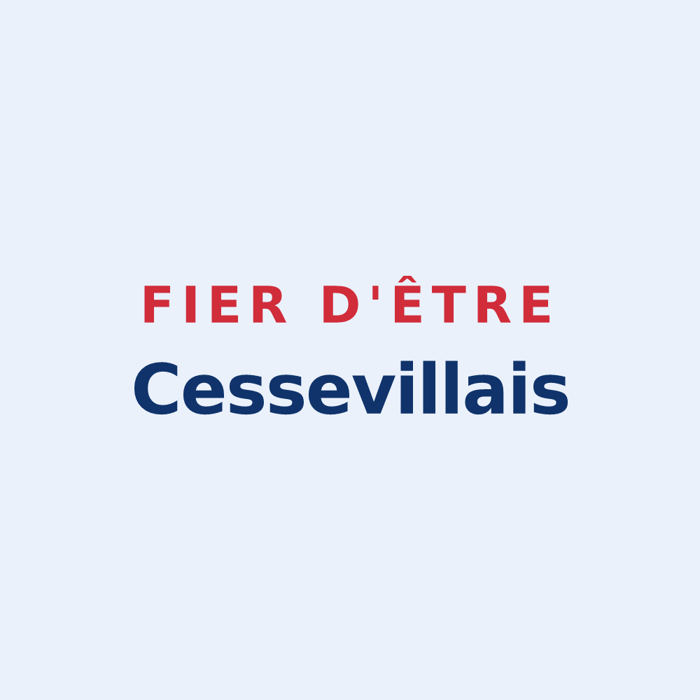 Sticker « Fier d'être Cessevillais » — design pour Cesseville
