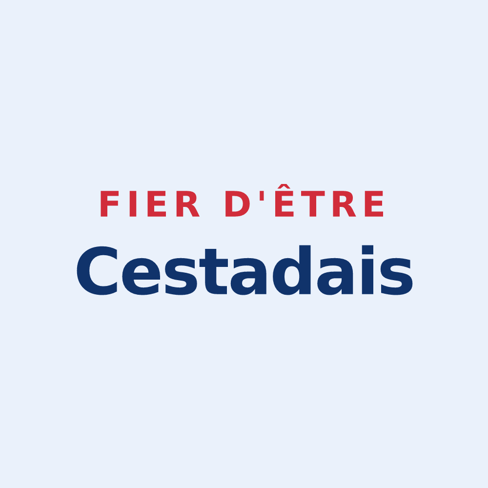 Sticker « Fier d'être Cestadais » — design pour Cestas