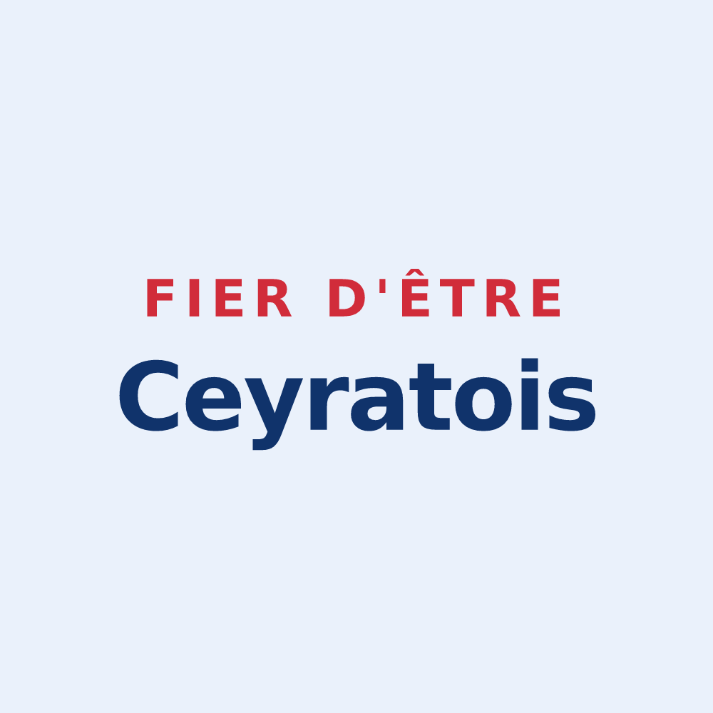 Sticker « Fier d'être Ceyratois » — design pour Ceyrat