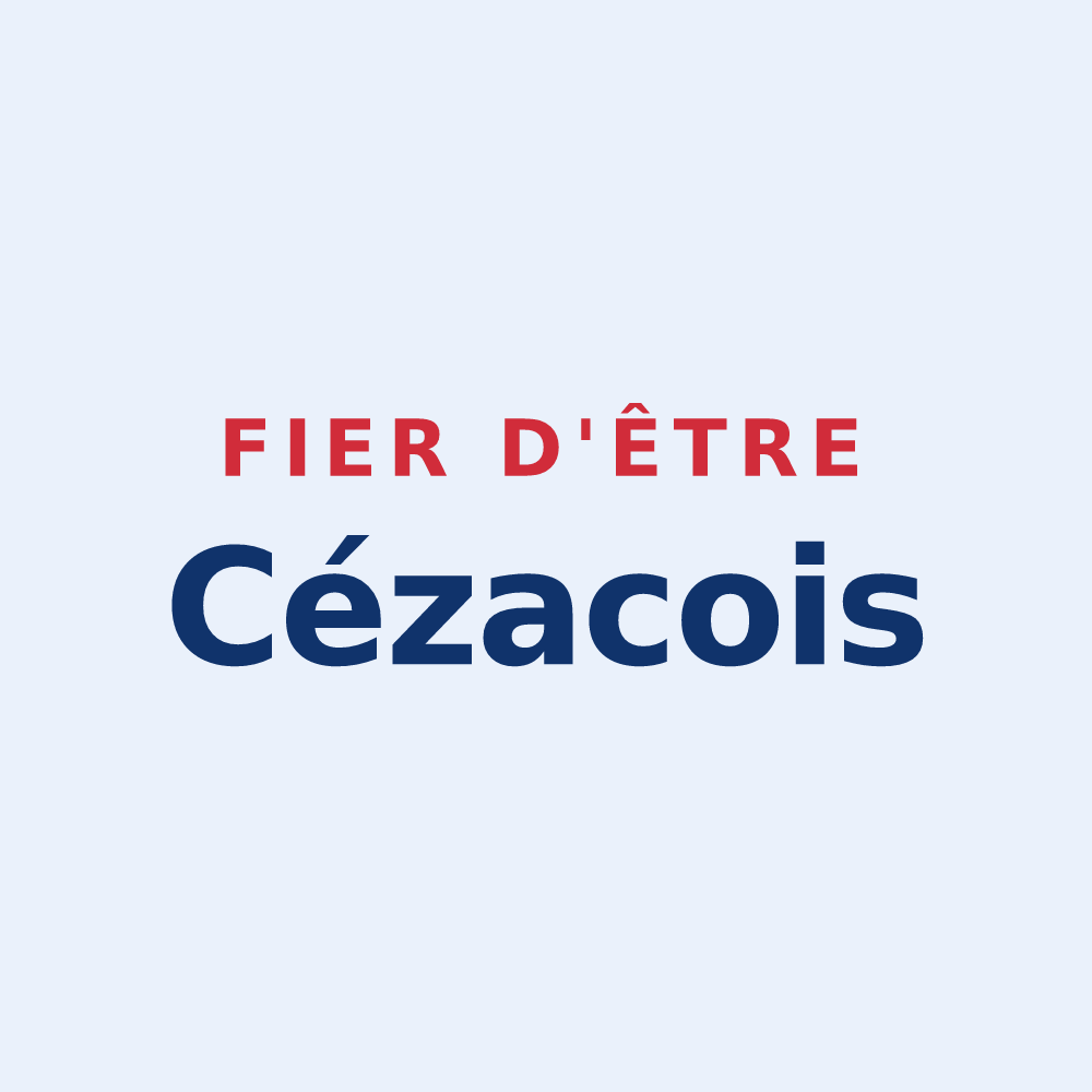 Sticker « Fier d'être Cézacois » — design pour Cézac