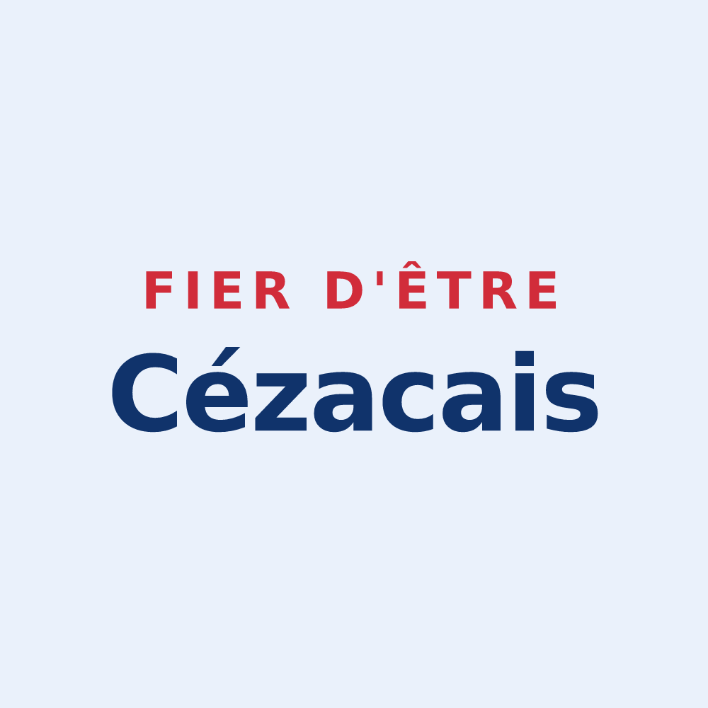 Sticker « Fier d'être Cézacais » — design pour Cézac