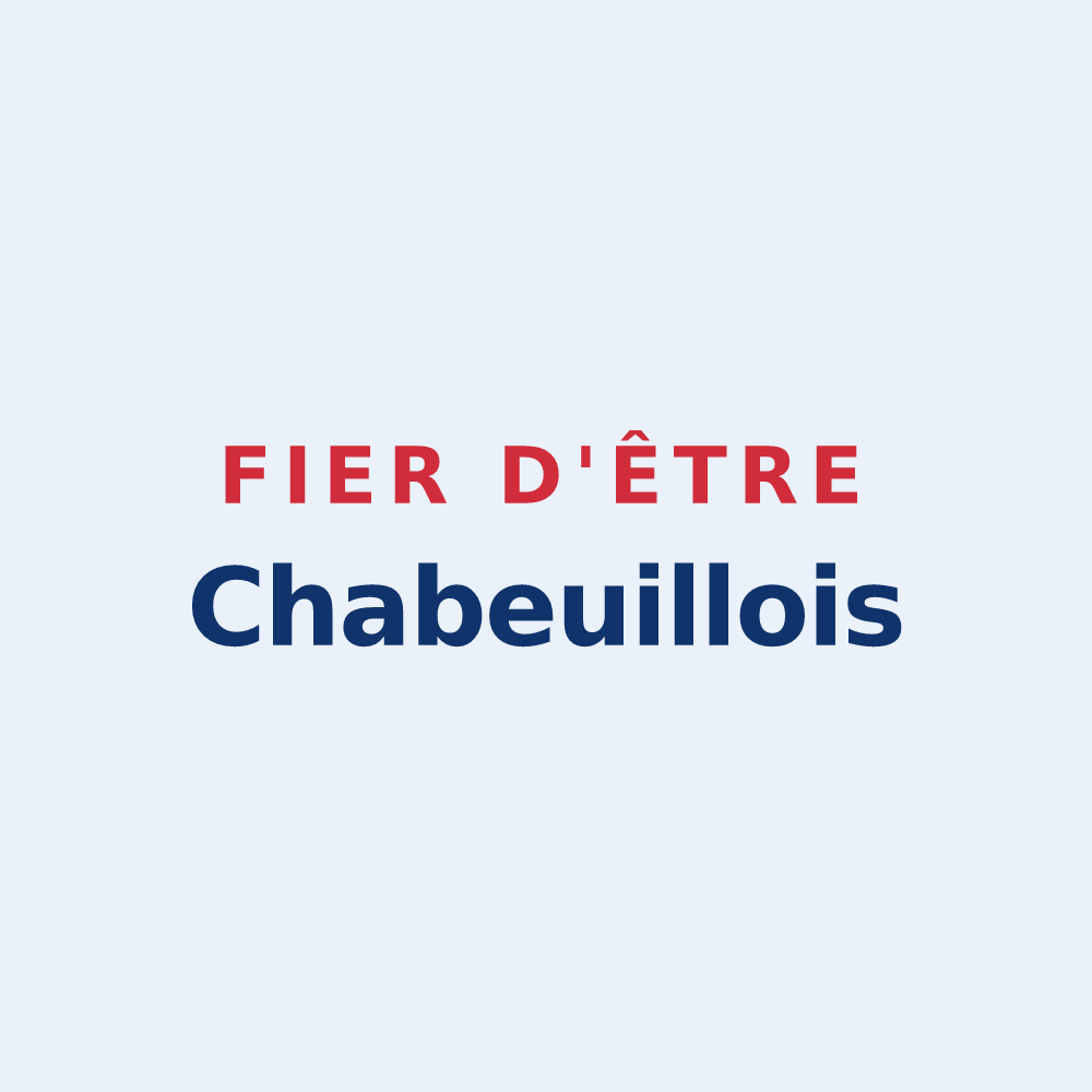 Sticker « Fier d'être Chabeuillois » — design pour Chabeuil