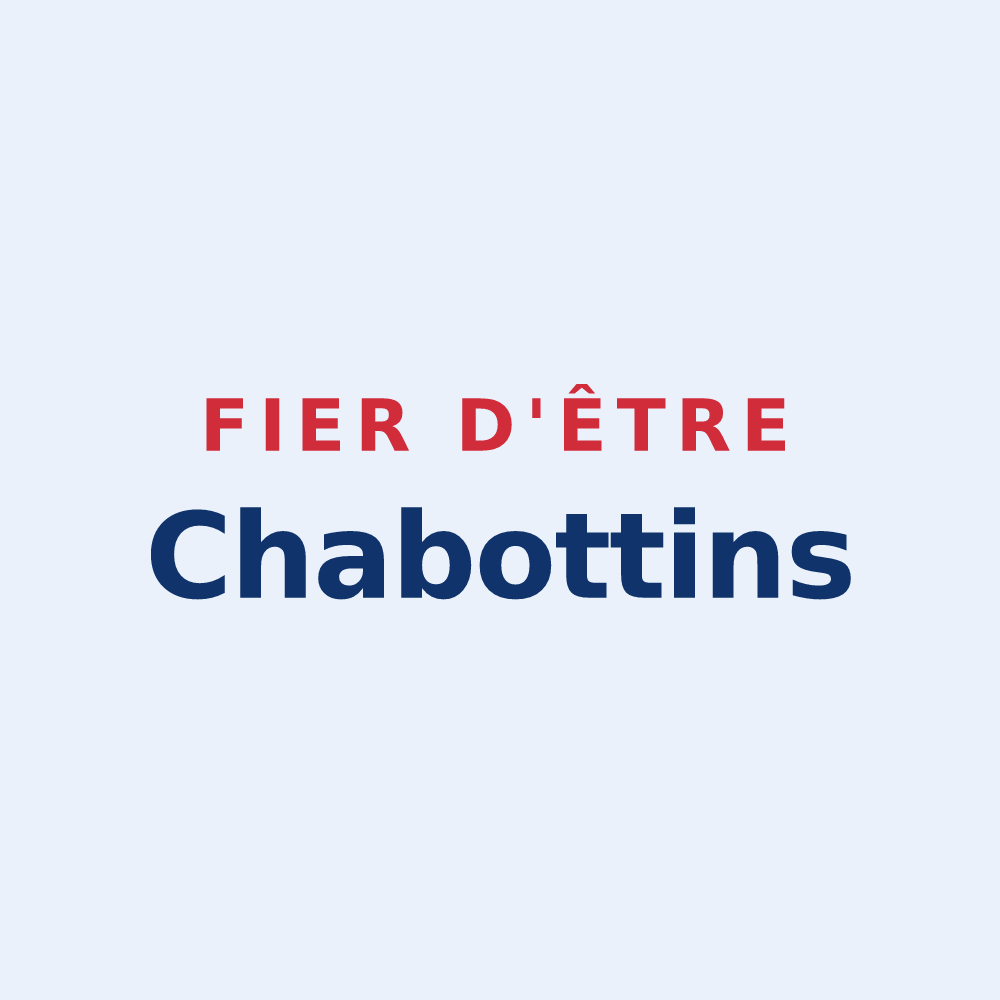 Sticker « Fier d'être Chabottins » — design pour Chabottes