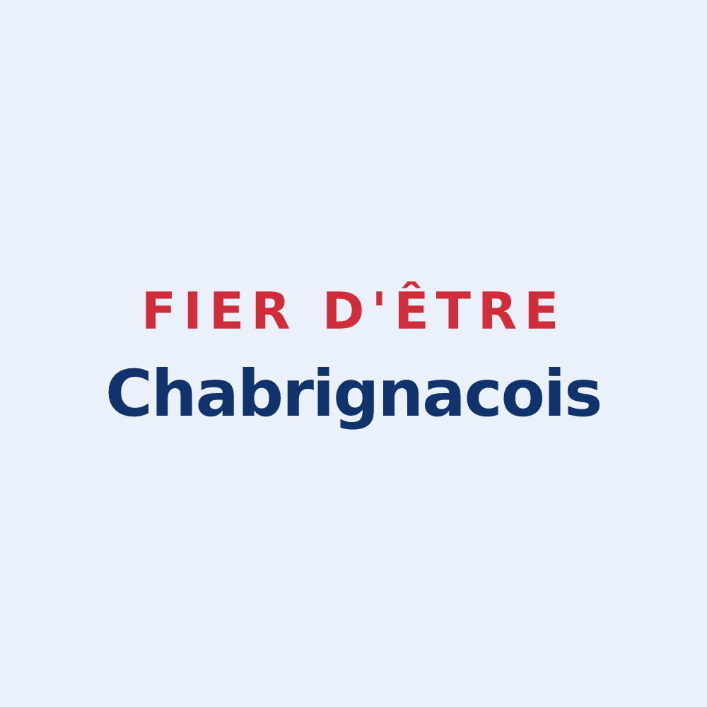 Sticker « Fier d'être Chabrignacois » — design pour Chabrignac