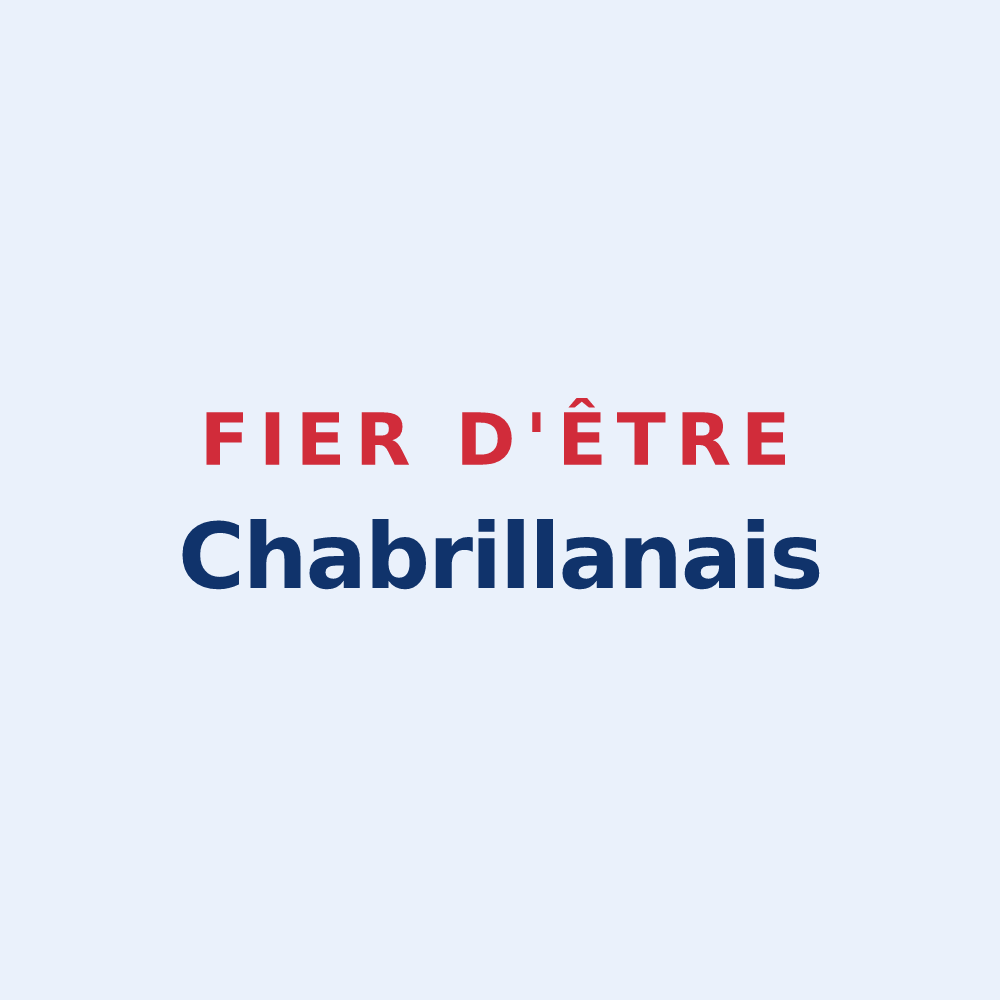 Sticker « Fier d'être Chabrillanais » — design pour Chabrillan