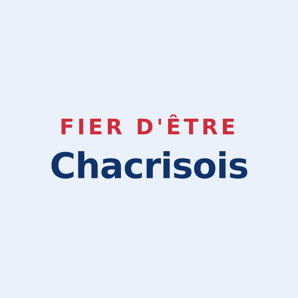 Sticker « Fier d'être Chacrisois » — design pour Chacrise