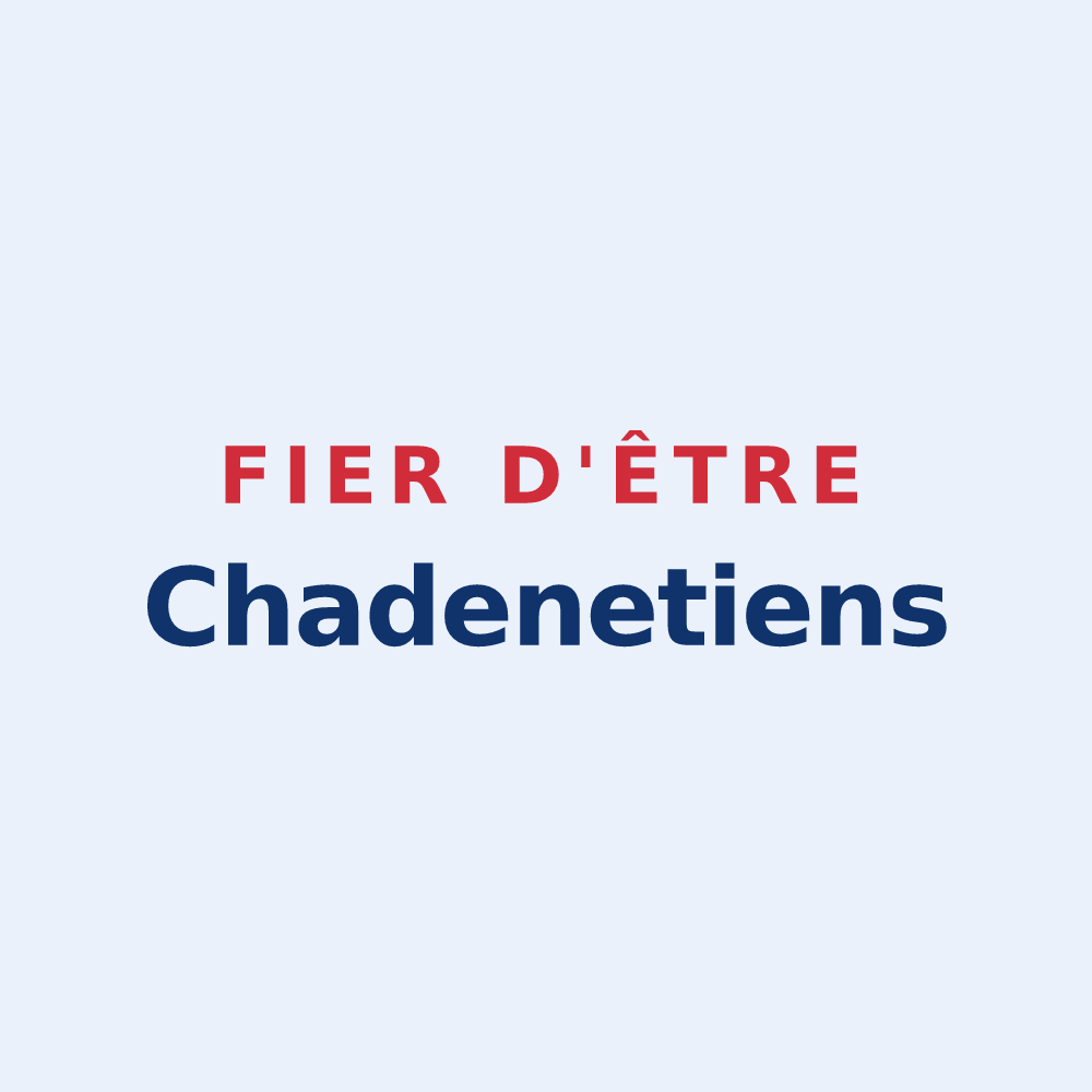 Sticker « Fier d'être Chadenetiens » — design pour Chadenet