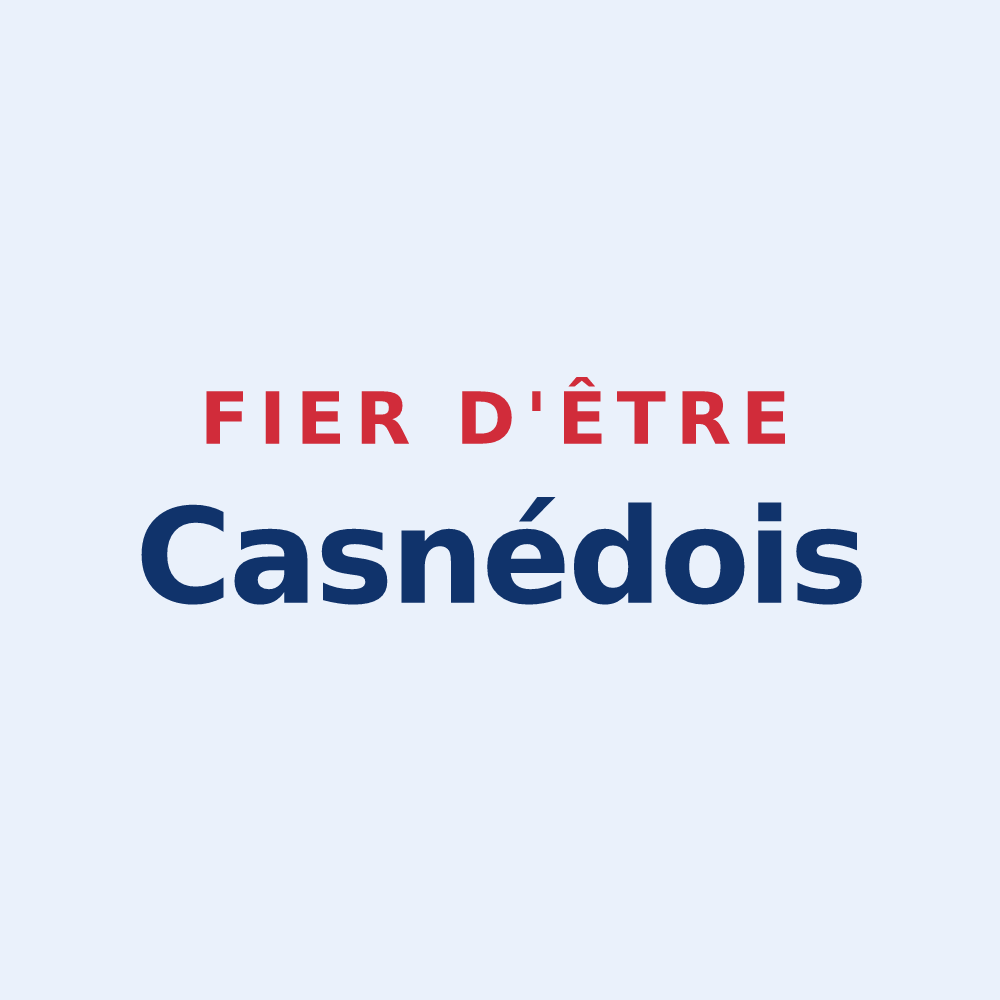 Sticker « Fier d'être Casnédois » — design pour Chaignay