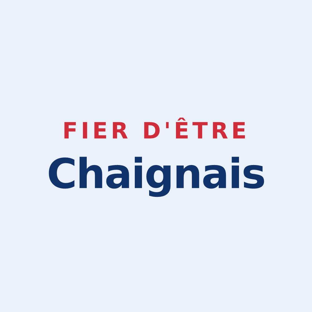 Sticker « Fier d'être Chaignais » — design pour Chaignes