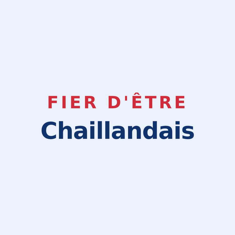 Sticker « Fier d'être Chaillandais » — design pour Chailland