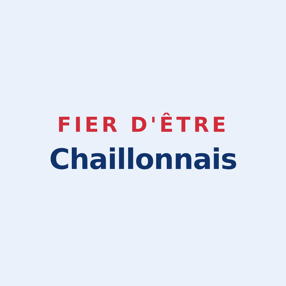 Sticker « Fier d'être Chaillonnais » — design pour Chaillon