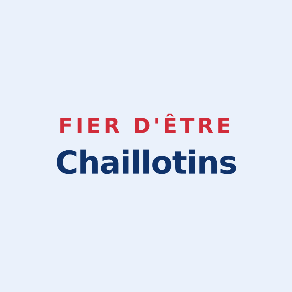 Sticker « Fier d'être Chaillotins » — design pour Chailly-en-Bière