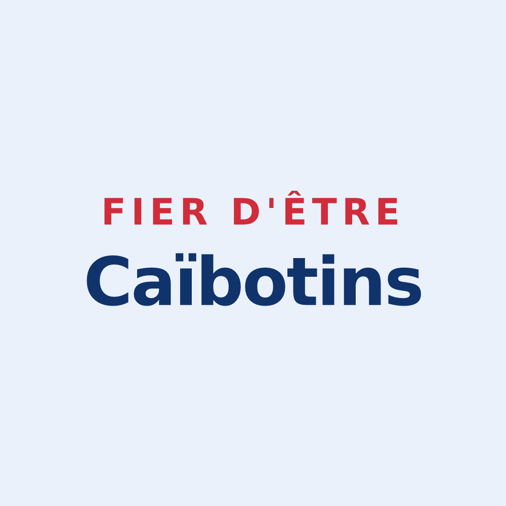 Sticker « Fier d'être Caïbotins » — design pour Chailly-en-Brie