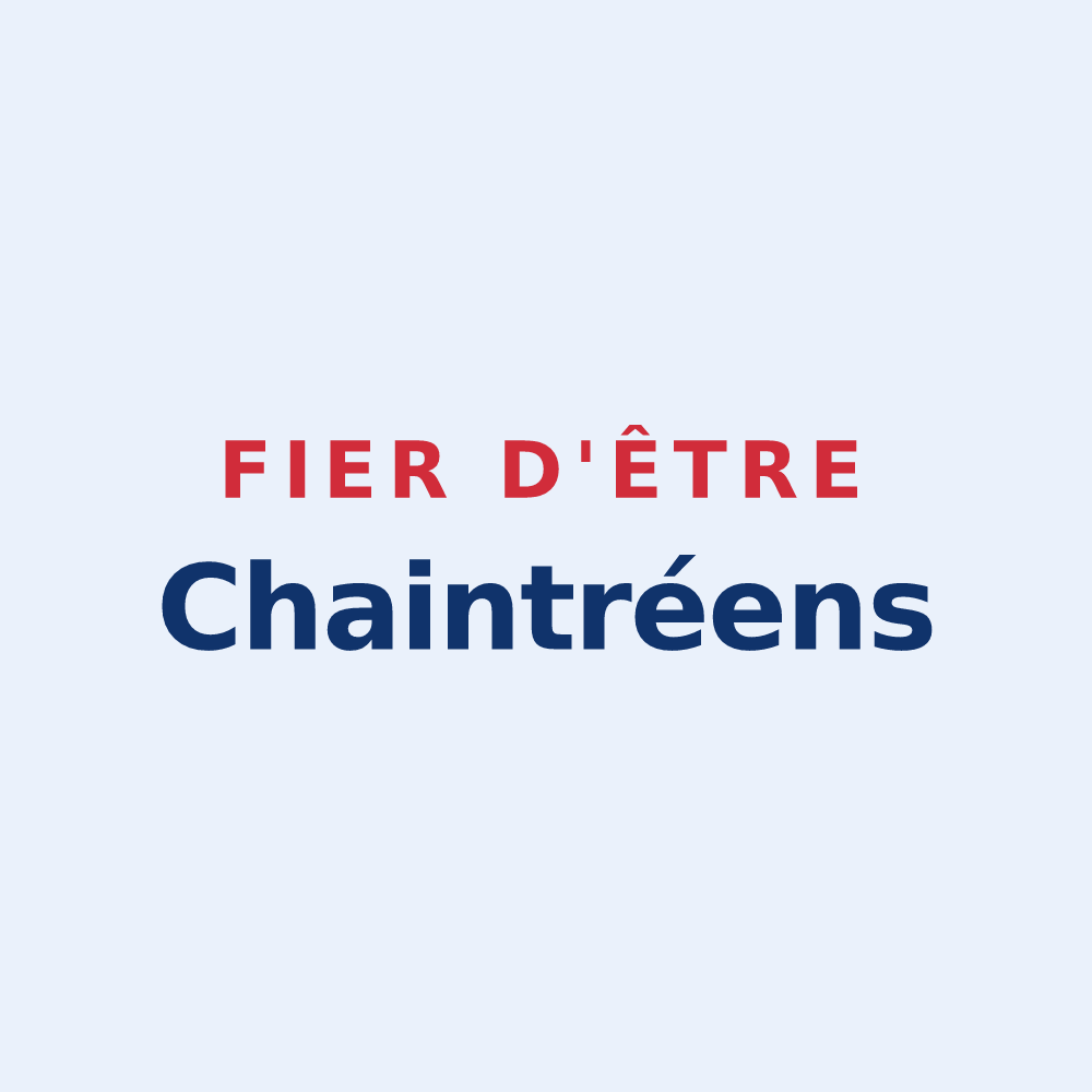 Sticker « Fier d'être Chaintréens » — design pour Chaintré