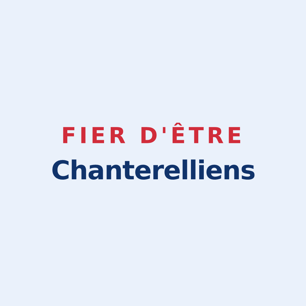 Sticker « Fier d'être Chanterelliens » — design pour Chaintreaux
