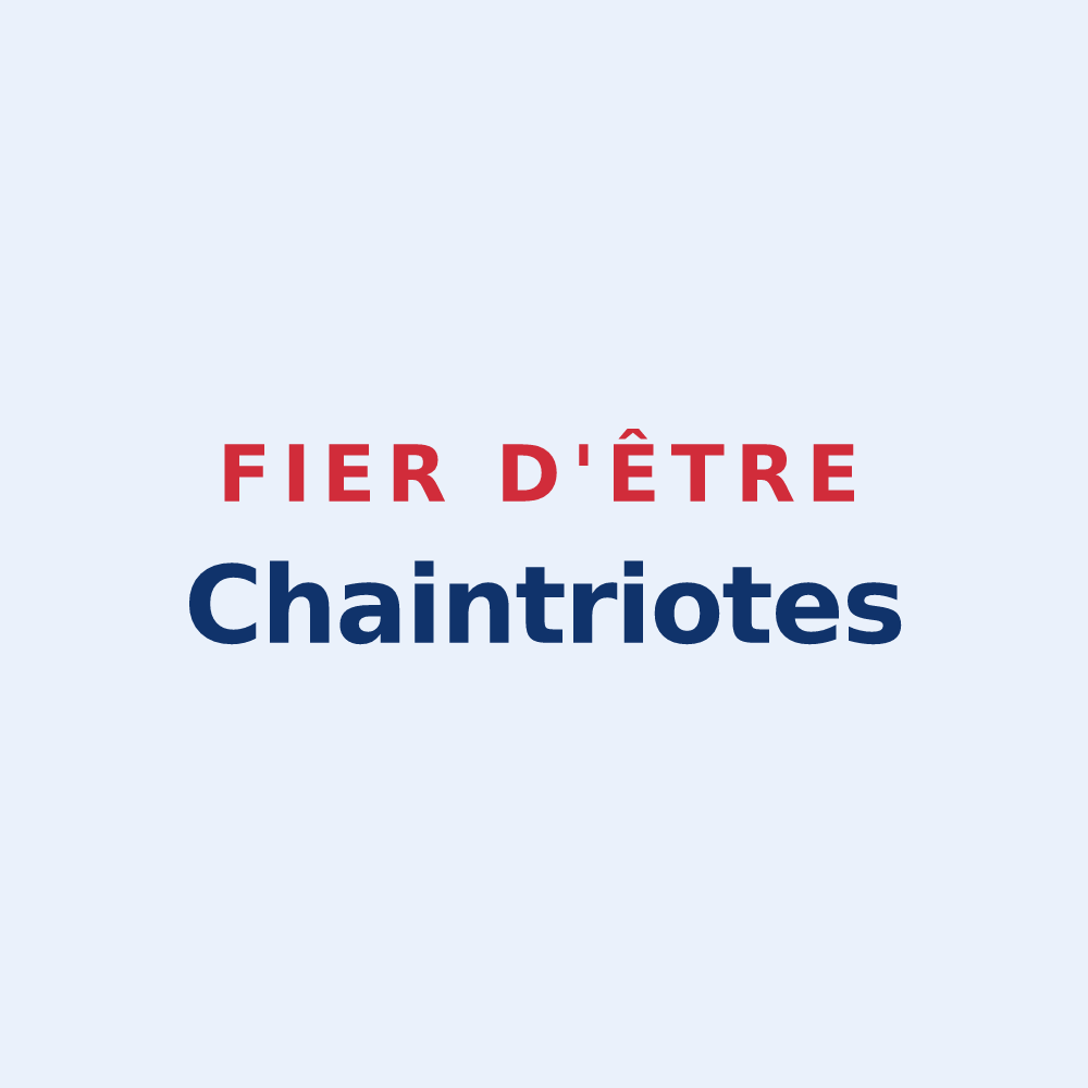 Sticker « Fier d'être Chaintriotes » — design pour Chaintrix-Bierges