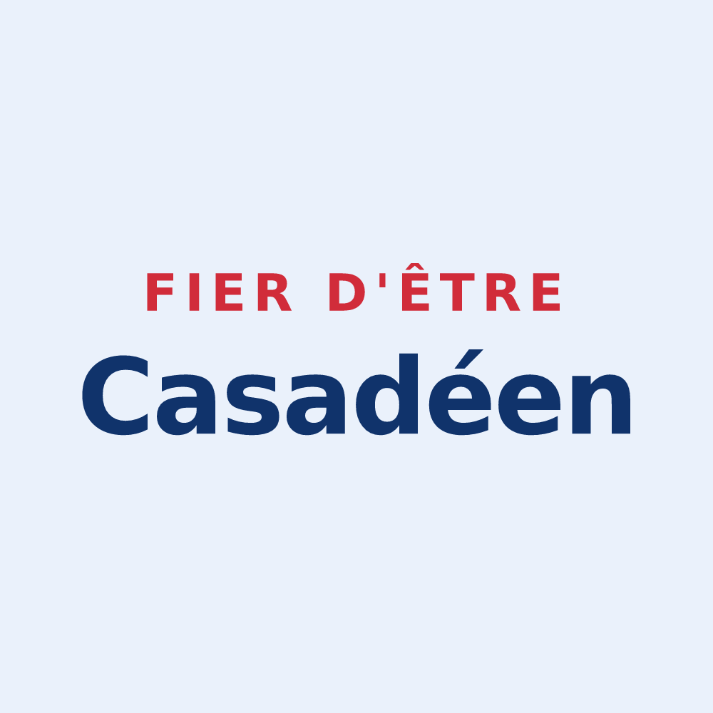 Sticker « Fier d'être Casadéen » — design pour Chaise-Dieu-du-Theil