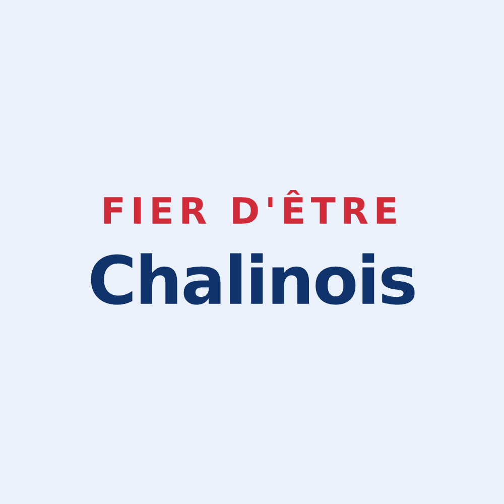 Sticker « Fier d'être Chalinois » — design pour Chaleins