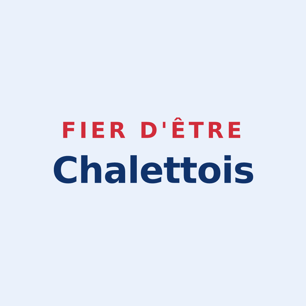 Sticker « Fier d'être Chalettois » — design pour Chalette-sur-Voire