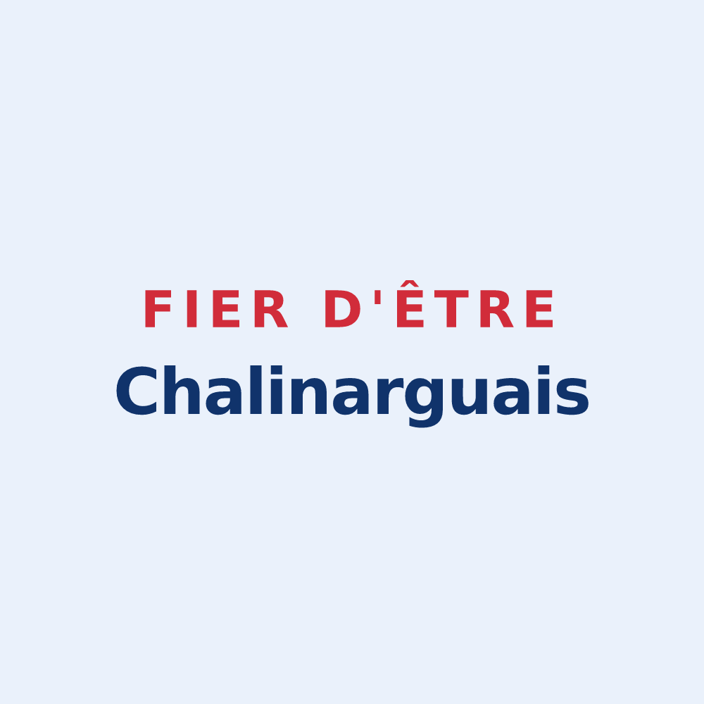 Sticker « Fier d'être Chalinarguais » — design pour Chalinargues