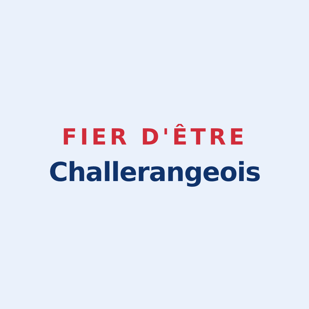 Sticker « Fier d'être Challerangeois » — design pour Challerange