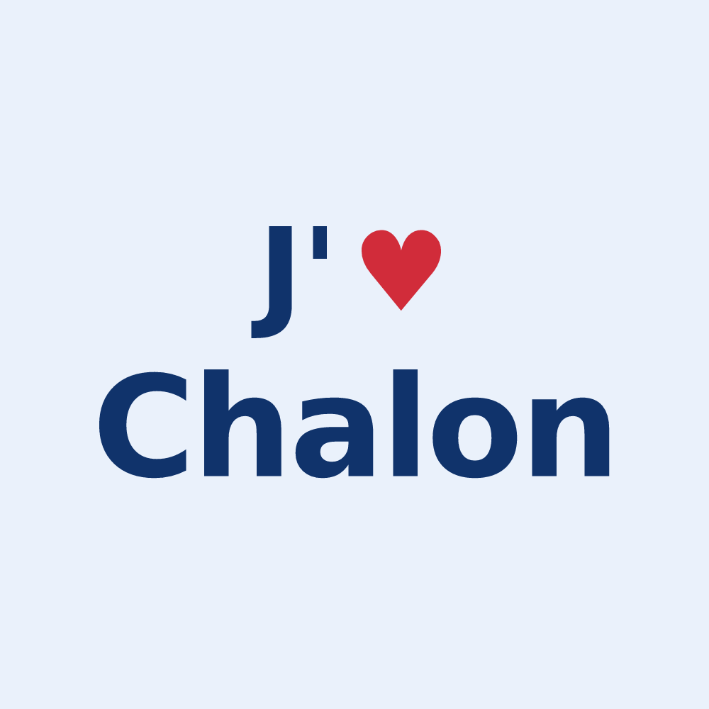 Sticker personnalisé Chalon — design J'aime Chalon
