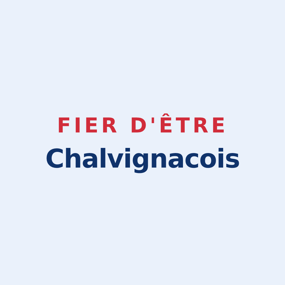 Sticker « Fier d'être Chalvignacois » — design pour Chalvignac