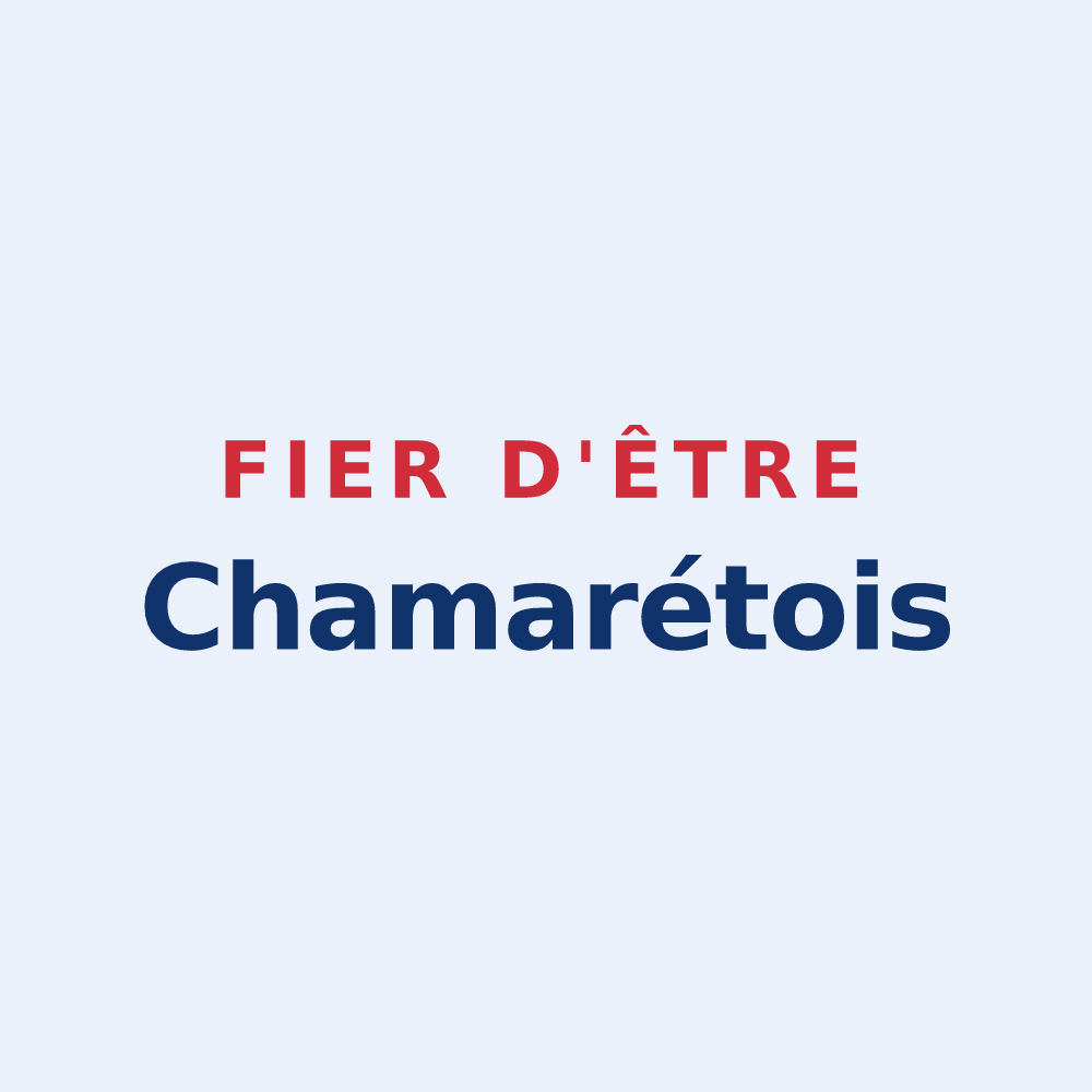 Sticker « Fier d'être Chamarétois » — design pour Chamaret