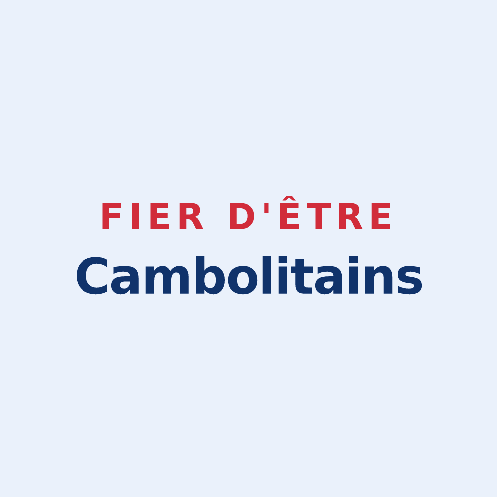 Sticker « Fier d'être Cambolitains » — design pour Chambellay