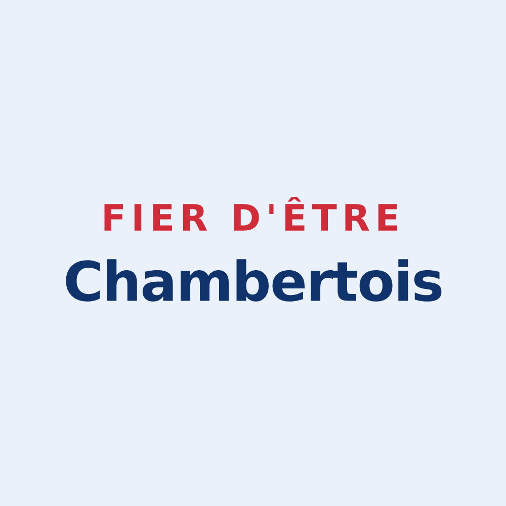 Sticker « Fier d'être Chambertois » — design pour Chamberet