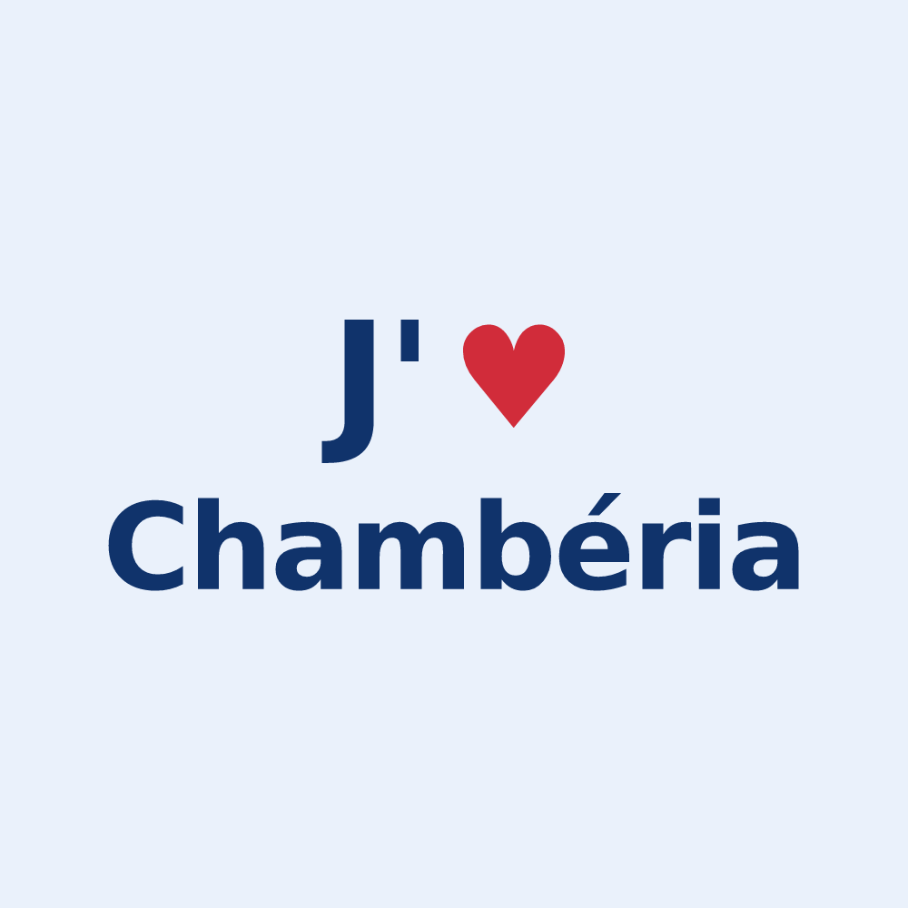 Sticker personnalisé Chambéria — design J'aime Chambéria
