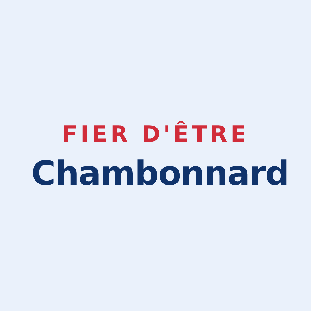 Sticker « Fier d'être Chambonnard » — design pour Chambon