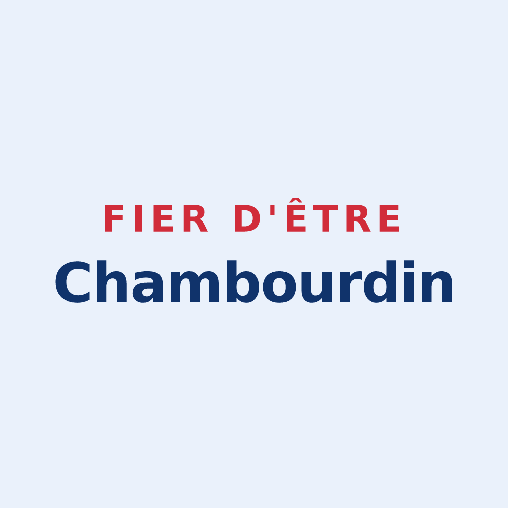 Sticker « Fier d'être Chambourdin » — design pour Chambord