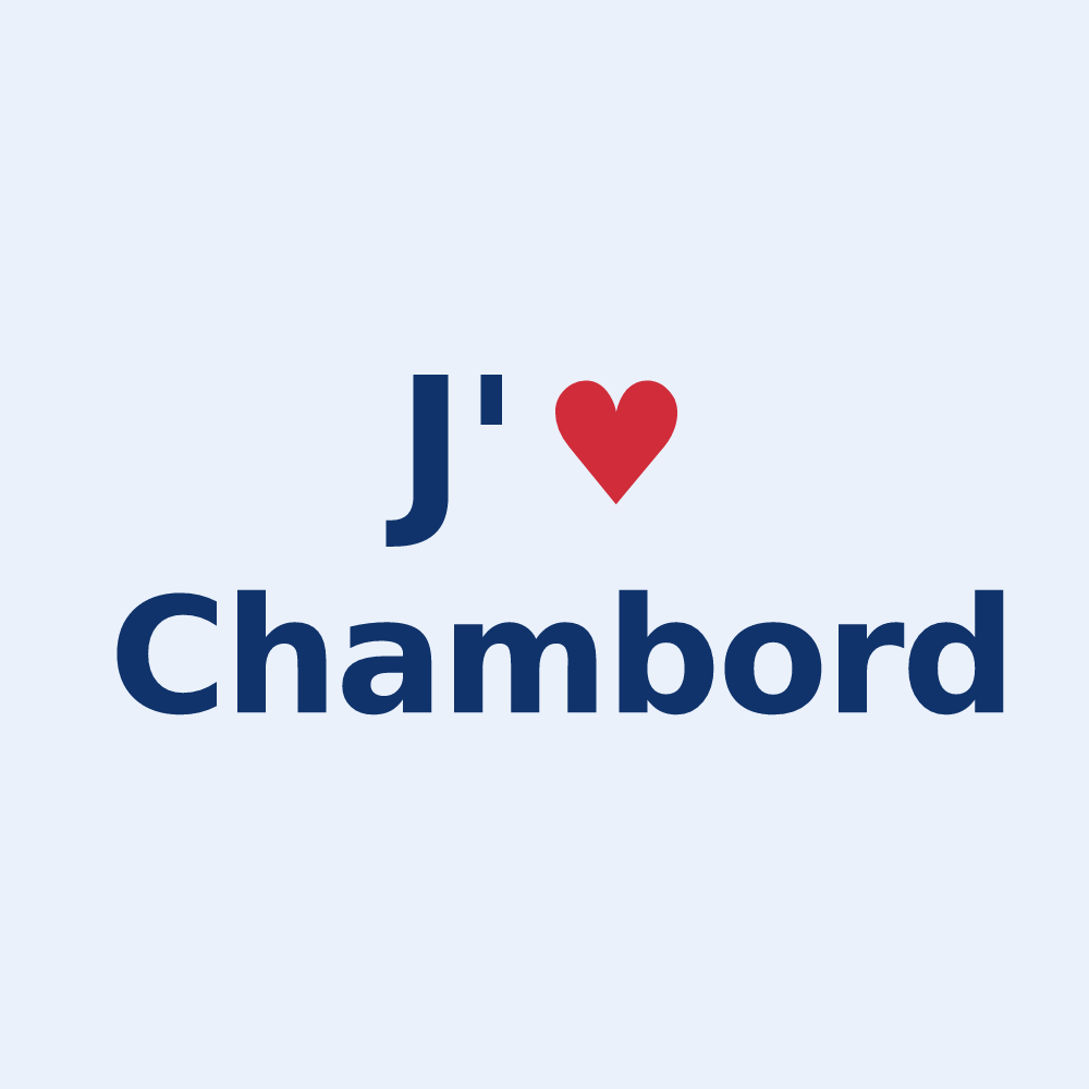 Sticker personnalisé Chambord — design J'aime Chambord