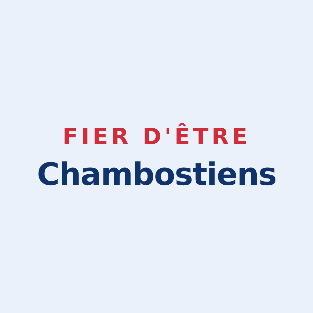 Sticker « Fier d'être Chambostiens » — design pour Chambost-Longessaigne
