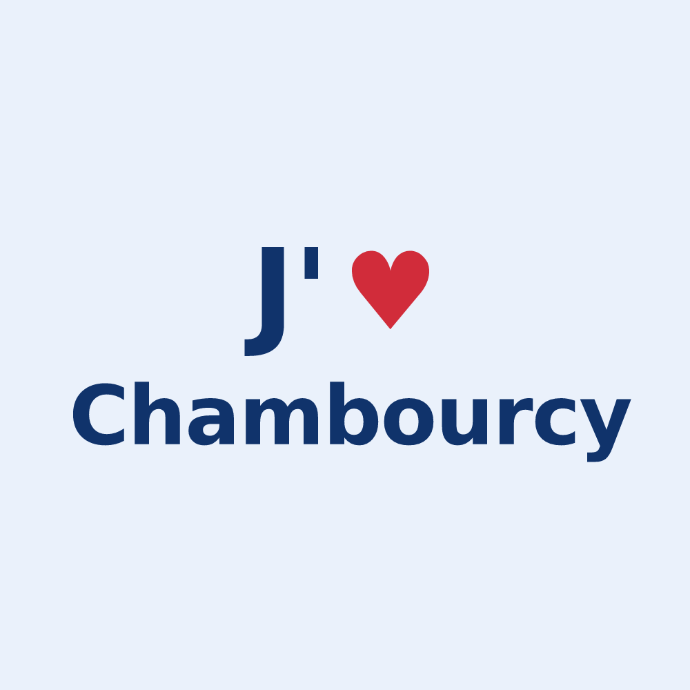 Sticker personnalisé Chambourcy — design J'aime Chambourcy